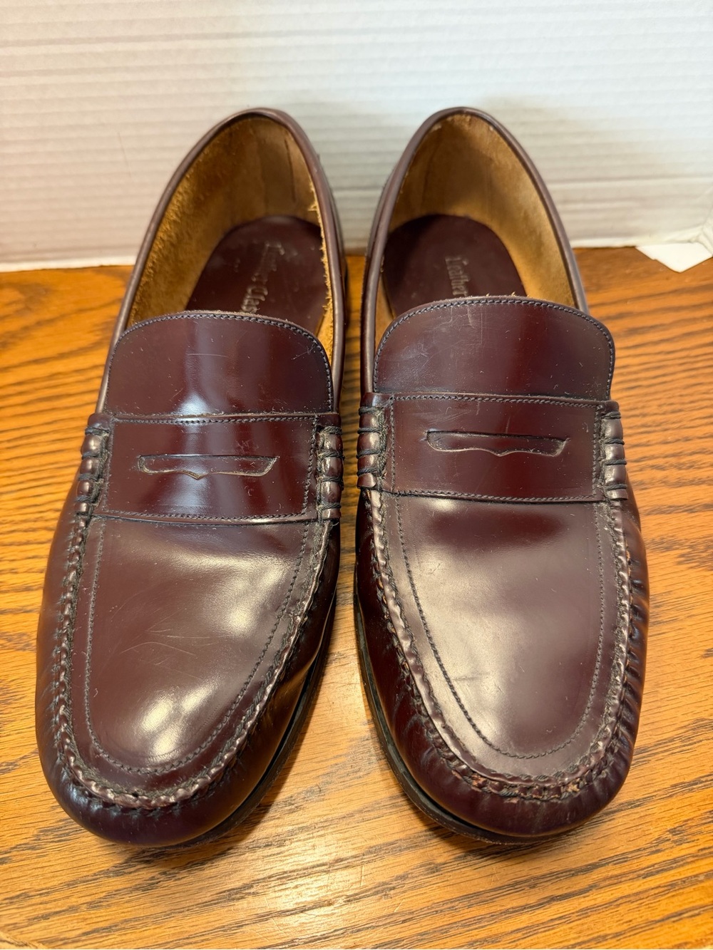 Vintage Men's Penny Loafers - Leather Classics Burgundy Leather preppy, classic